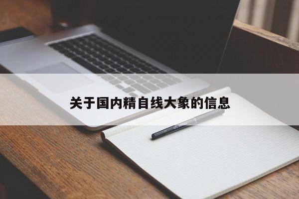 关于国内精自线大象的信息